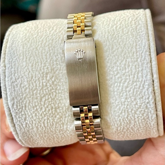 Authentic ladies 26mm Rolex Quickset - 2 tone 18k yellow gold and steel - Picture 5 of 5